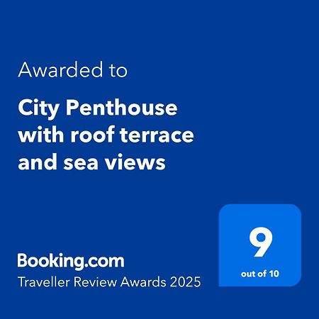City Penthouse With Roof Terrace And Sea Views Valletta Exterior foto