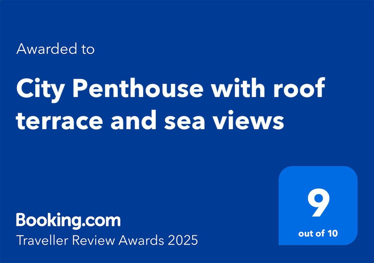 City Penthouse With Roof Terrace And Sea Views Valletta Exterior foto